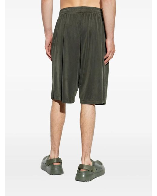 メンズ Giorgio Armani Pleated Bermuda Shorts Gray