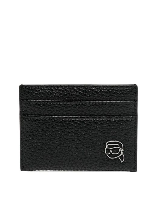 Karl Lagerfeld Black Ikon Cardholder for men