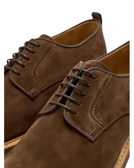 Church's Brown Round-Toe Derby Shoes for men