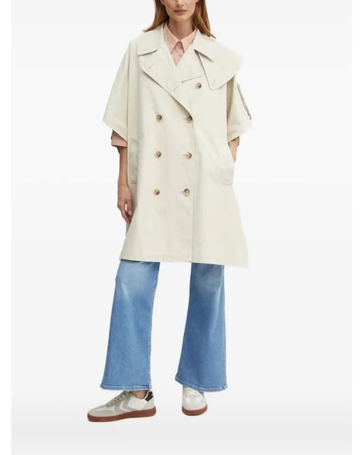 Joop! Blue Double-Breasted Cape