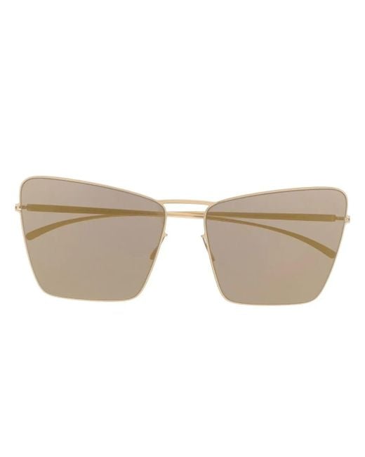 Mykita Metallic Square-Frame Sunglasses