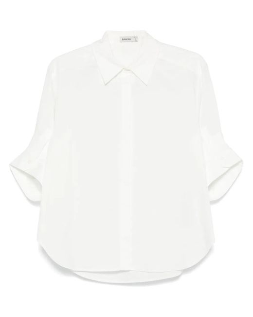Jonathan Simkhai White Gemma Shirt