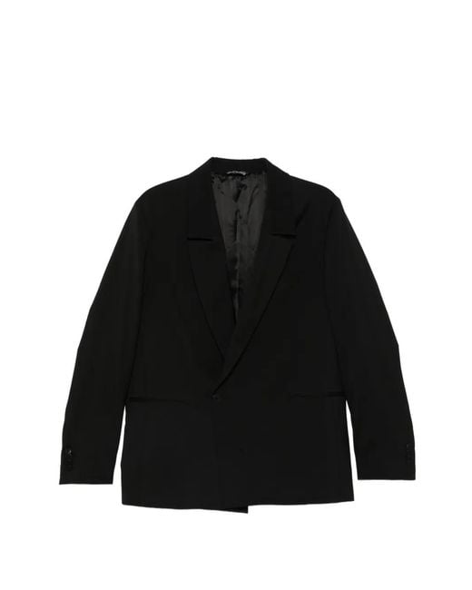 Costumein Black Blazer Donatien À Simple Boutonnage for men