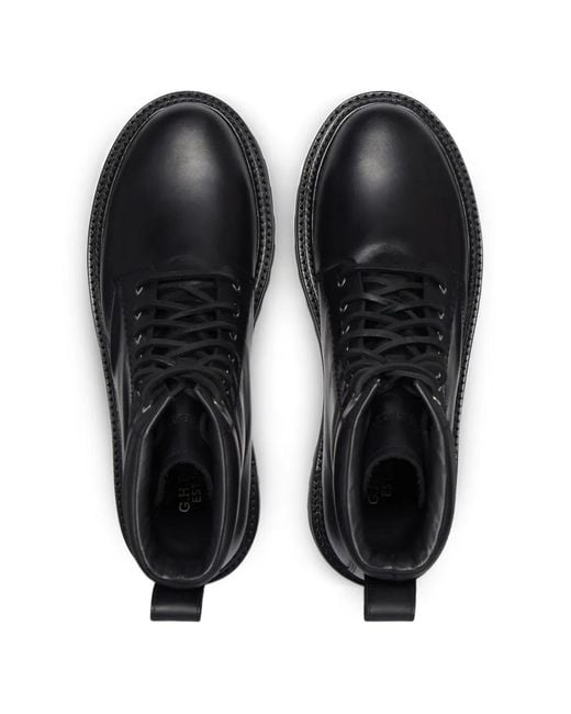 G.H.BASS Black Benson Combat Boots for men
