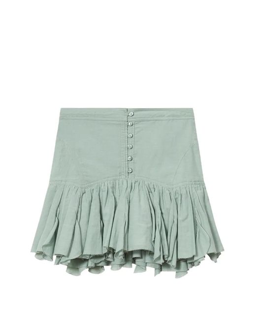 Isabel Marant Green Daneen Skirt