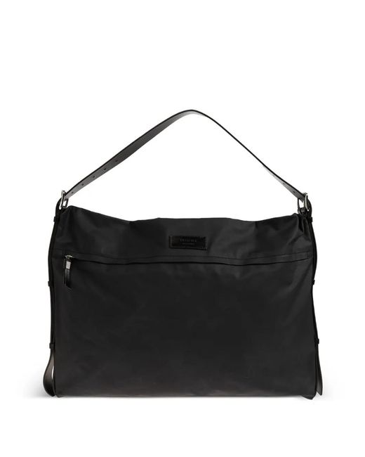 Lemaire Black Medium Trench Pocket Tote Bag