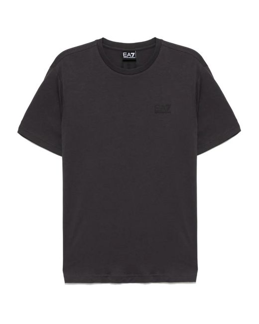 T-Shirt À Patch Logo EA7 pour homme en coloris Black
