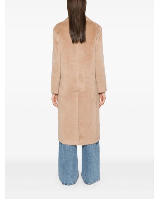 Peserico Natural Double-Breasted Coat