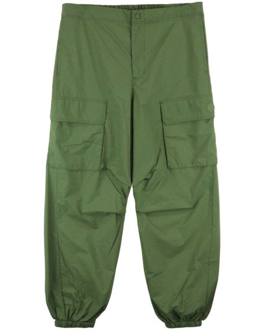 Save The Duck Green Puffed Cargo Pants for men