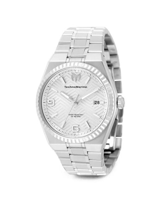 TechnoMarine Gray Terra Nova 36Mm Watch