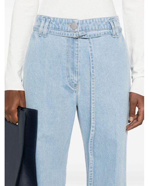 Christian Wijnants Blue Pemal Wide-leg Jeans
