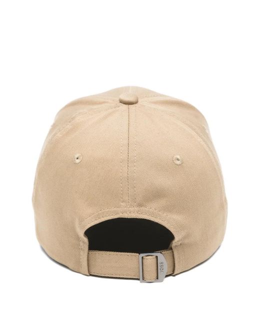 Boss Natural Logo-Lettering Baseball Cap for men