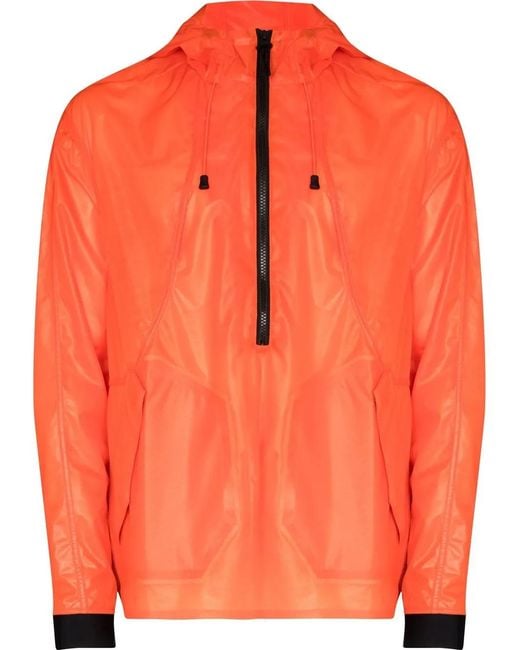 A_COLD_WALL* Orange Trellick Hooded Windbreaker for men