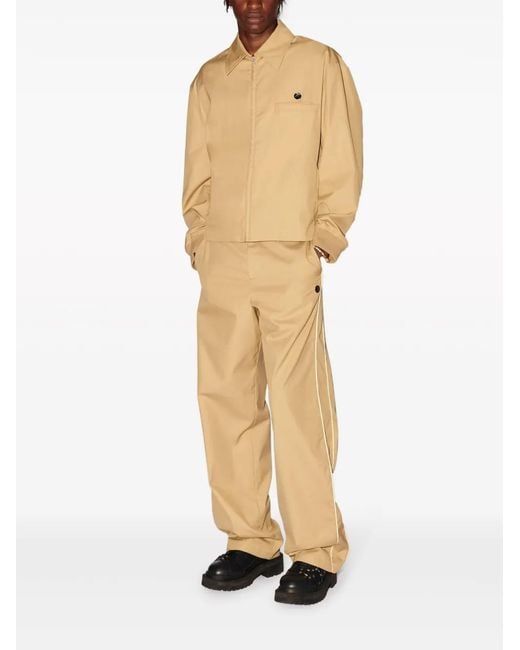 Ambush Natural Striped Cotton Jacket for men