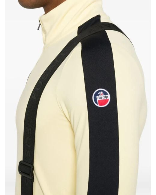 Top con media cremallera Fusalp de hombre de color Natural