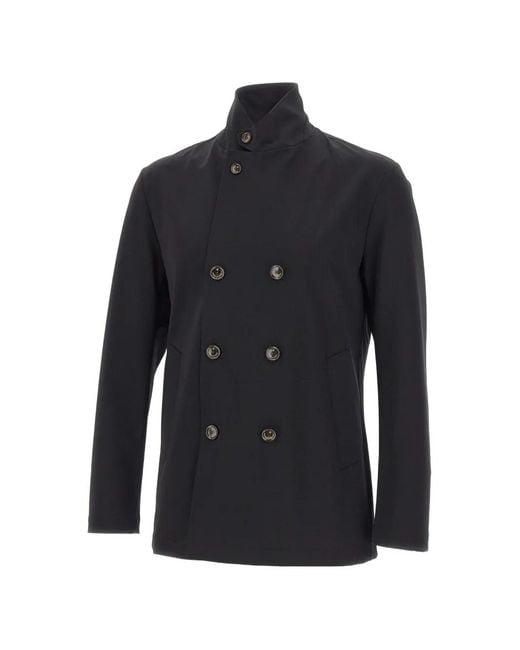 Montecore Blue Aerotwill Double-Breasted Jacket for men