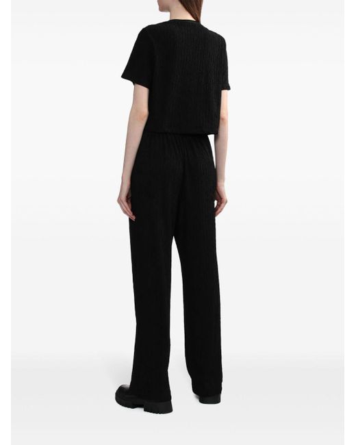 Ensemble-pantalon à design plissé B+ AB en coloris Black
