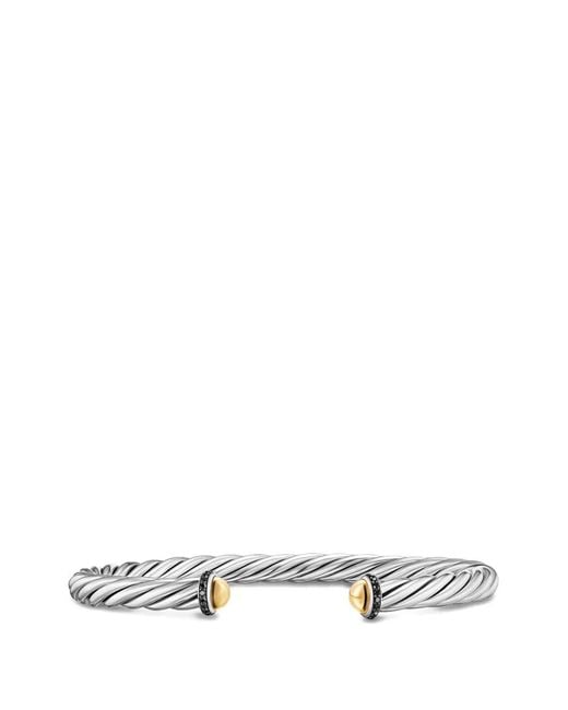 David Yurman White Cable Cuff Bracelet for men
