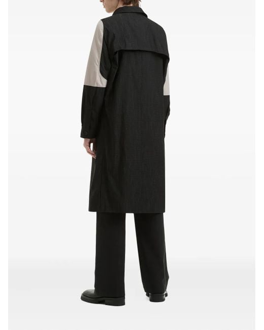 Kiko Kostadinov Mantel Mit Einsätzen in Black für Herren