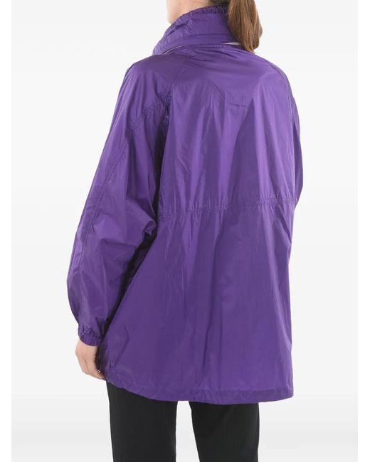 Woolrich Purple Dauphine Drawstring Jacket