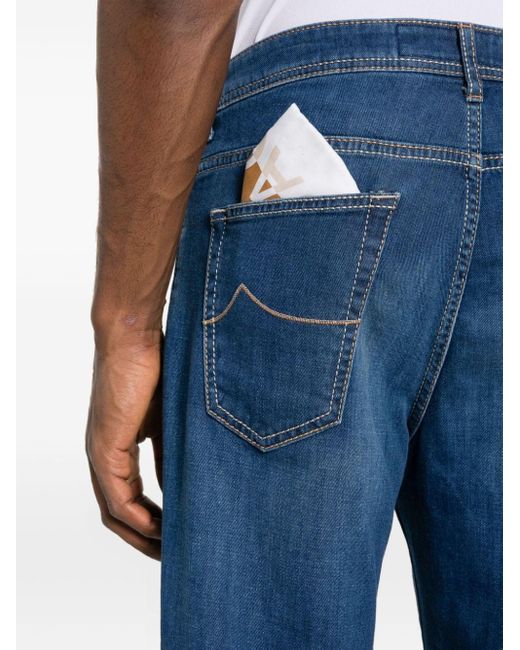 Jacob Cohen Blue Scott Slim-fit Jeans for men