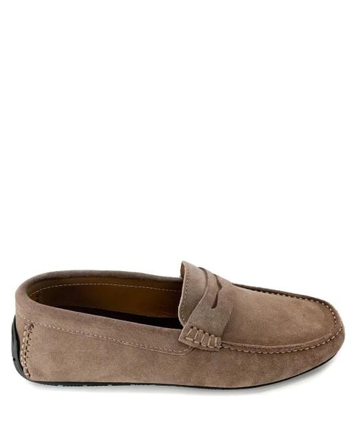 Bruno Magli Xane Loafer aus Wildleder in Brown für Herren