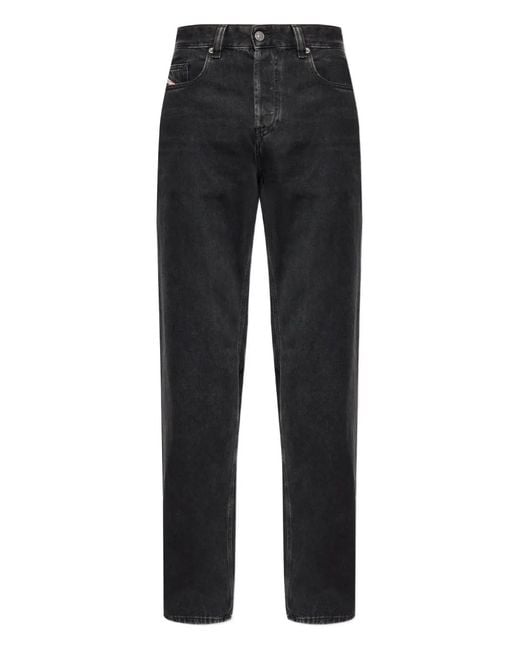 DIESEL Black D-Macro Jeans for men