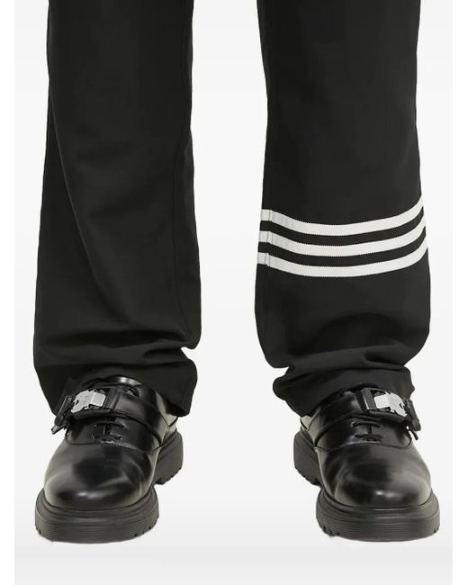 メンズ Adidas スリーストライプス トラックパンツ Black