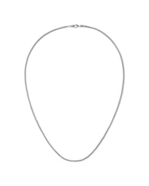 Daniel Wellington White Mesh-Chain Necklace