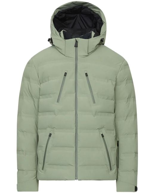 Aztech Mountain Ski-Jack Met Capuchon in het Green voor heren