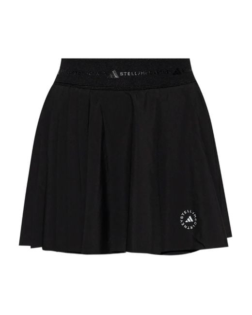 Adidas By Stella McCartney Black Logo Skort