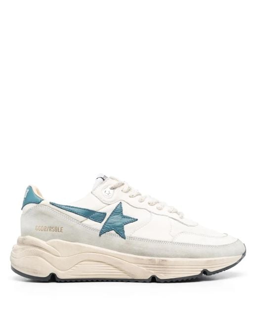Golden Goose Deluxe Brand White Running Sole Sneakers for men