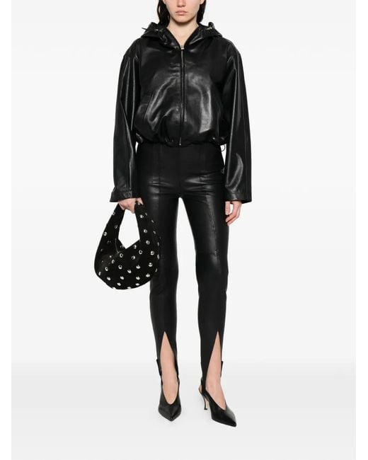 IRO Black Hooded Pocket Jacket