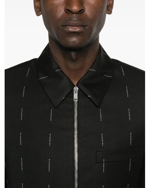 Veste À Logo En Jacquard Givenchy pour homme en coloris Black