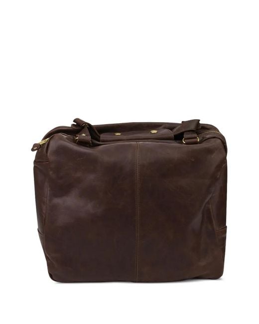 Aimé Leon Dore White Vanson Skeleton-Patch Shoulder Bag for men