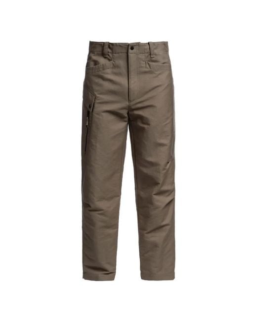 Parajumpers Gray Reeth Moleskin Trousers for men