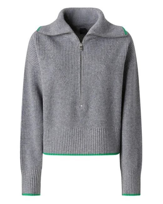 Pinko ジップアップ セーター Gray