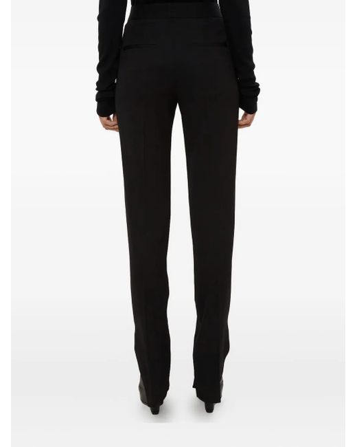 Olivier Theyskens Black High-Waist Tailored Trousers
