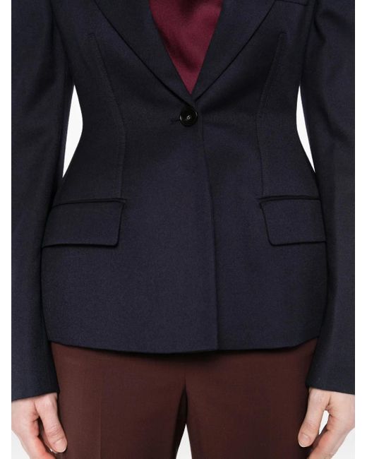 Stella McCartney テーラードジャケット ブルー | Lyst