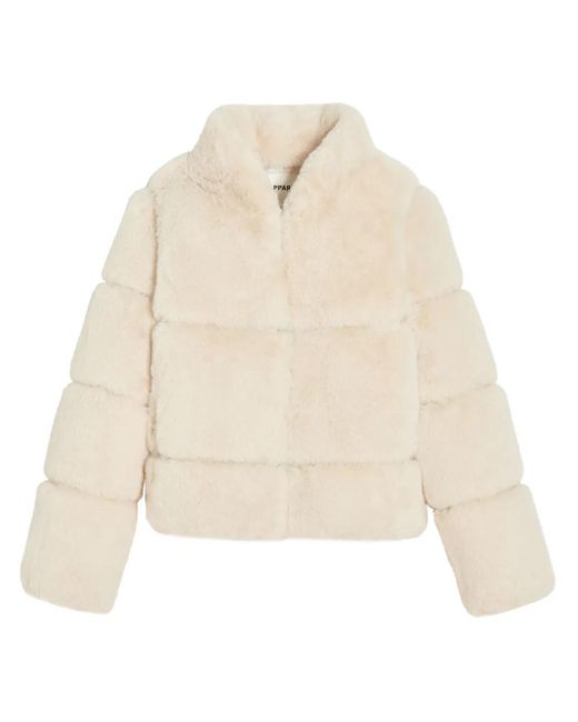Apparis Natural Sai Faux-Fur Jacket