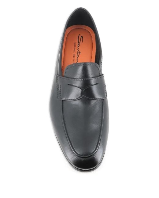 Santoni Klassische Loafer in Gray für Herren