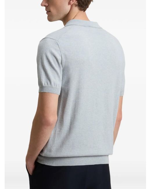 Woolrich Gray Knitted Polo for men