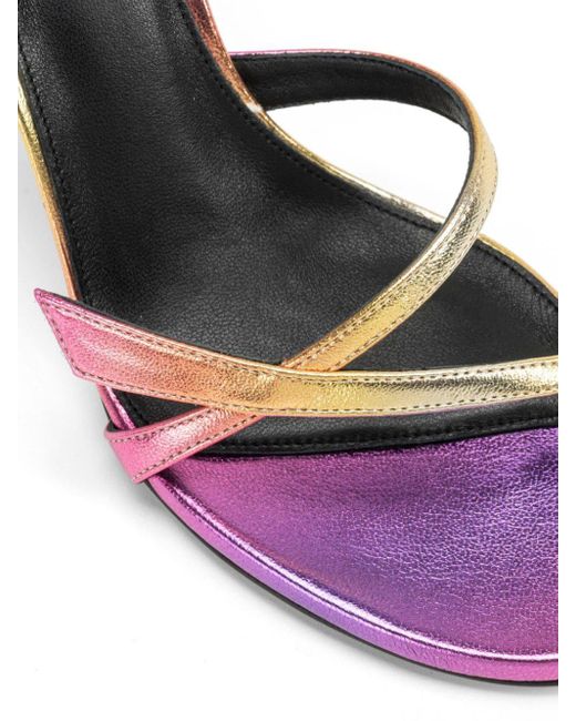 Alexandre Birman Pink Tita 85mm Gradient Leather Sandals