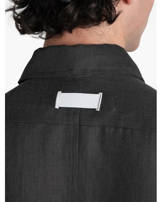 B1ARCHIVE Gray Chemise À Poche Poitrine for men