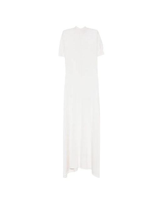 ROT White The Hot Priest Silk Maxi Dress