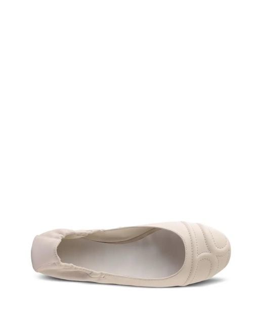 Högl White Daisy Ballet Flats