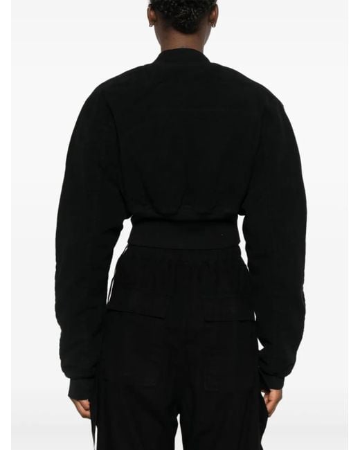 Rick Owens Black Collage Bomber Jacket