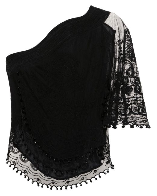 Blusa Victorine con decorazione di Isabel Marant in Black