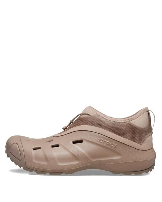 CROCSTM Brown Quick Trail Low "Satisfy Tumbleweed" Pantoletten