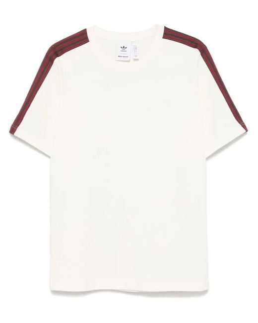 Adidas White X Wales Bonner 3-Stripes Logo T-Shirt